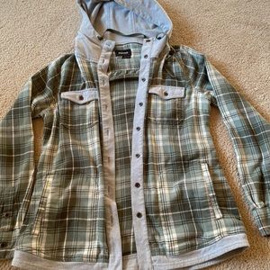 Marmot button up hoodie, size M